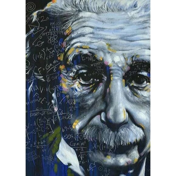 Einstein Wall Art | It’s All Relative Quote Print 8x10 - Picture 1 of 4